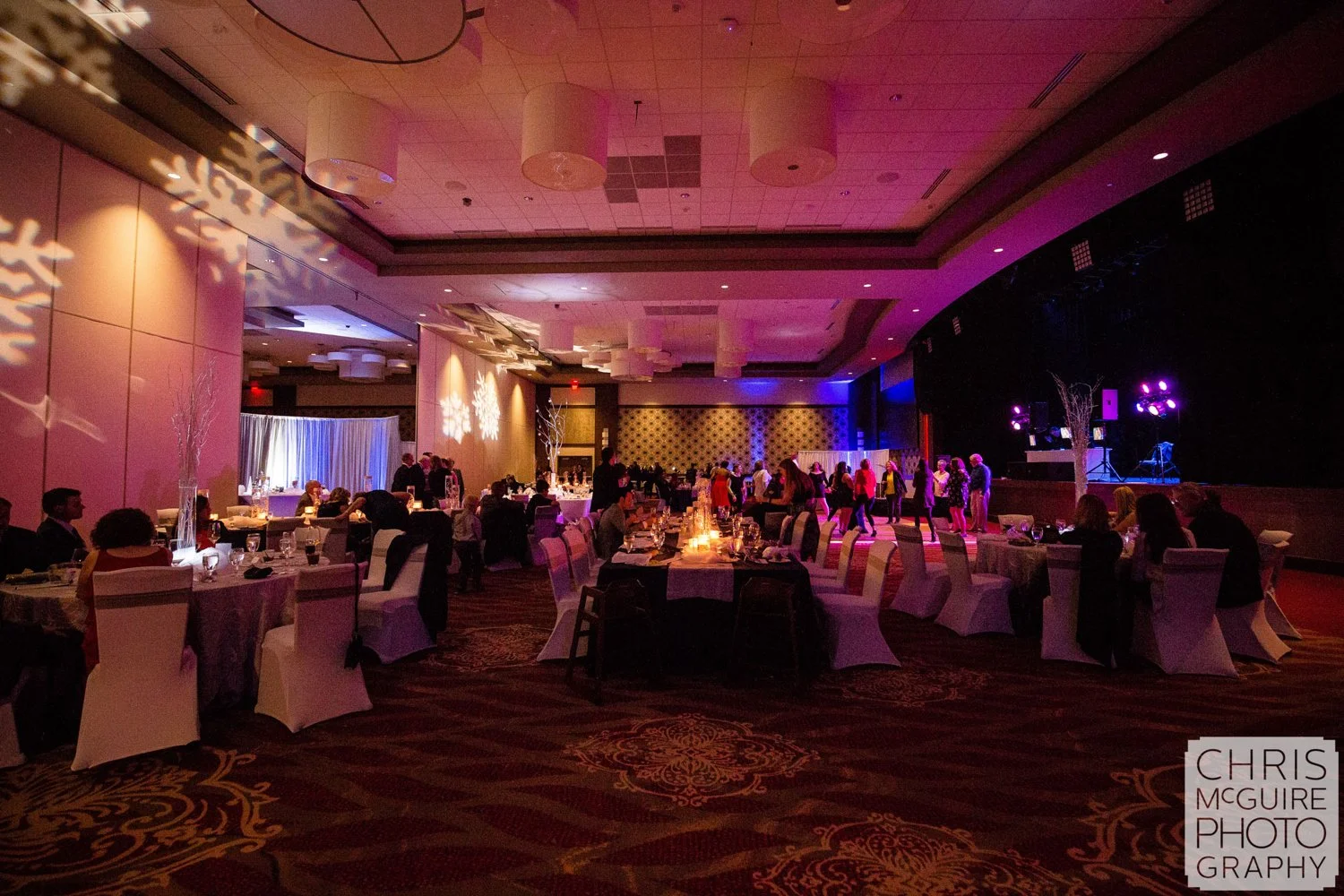 ballroom reception lighting