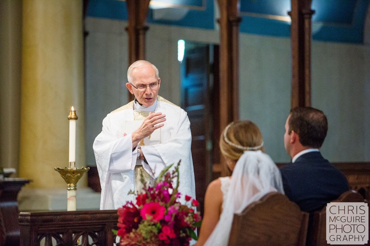 priest sermon during wedding