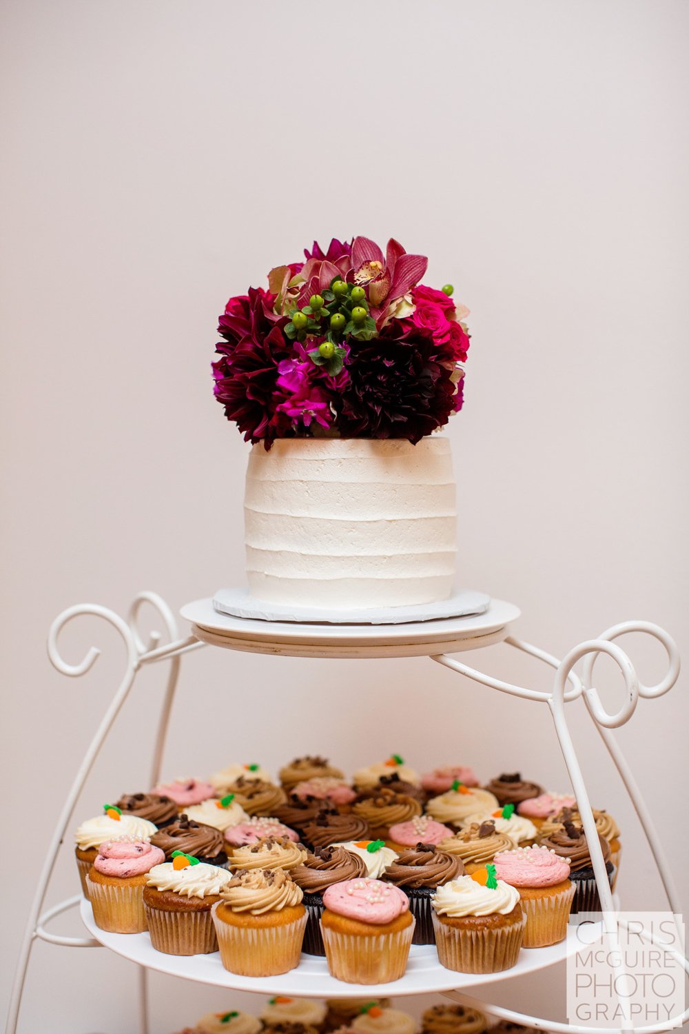 fall wedding cake cupcakes