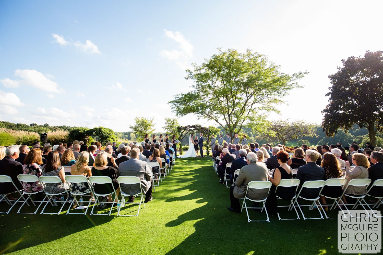 country club wedding outside central illinois