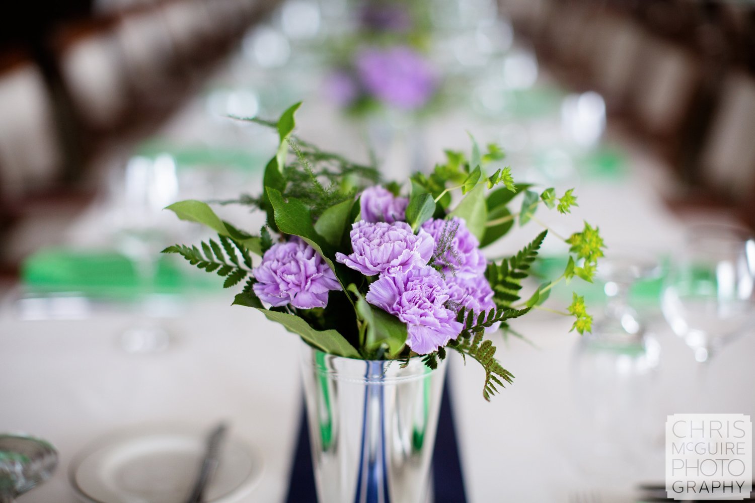 wedding reception table centerpiece