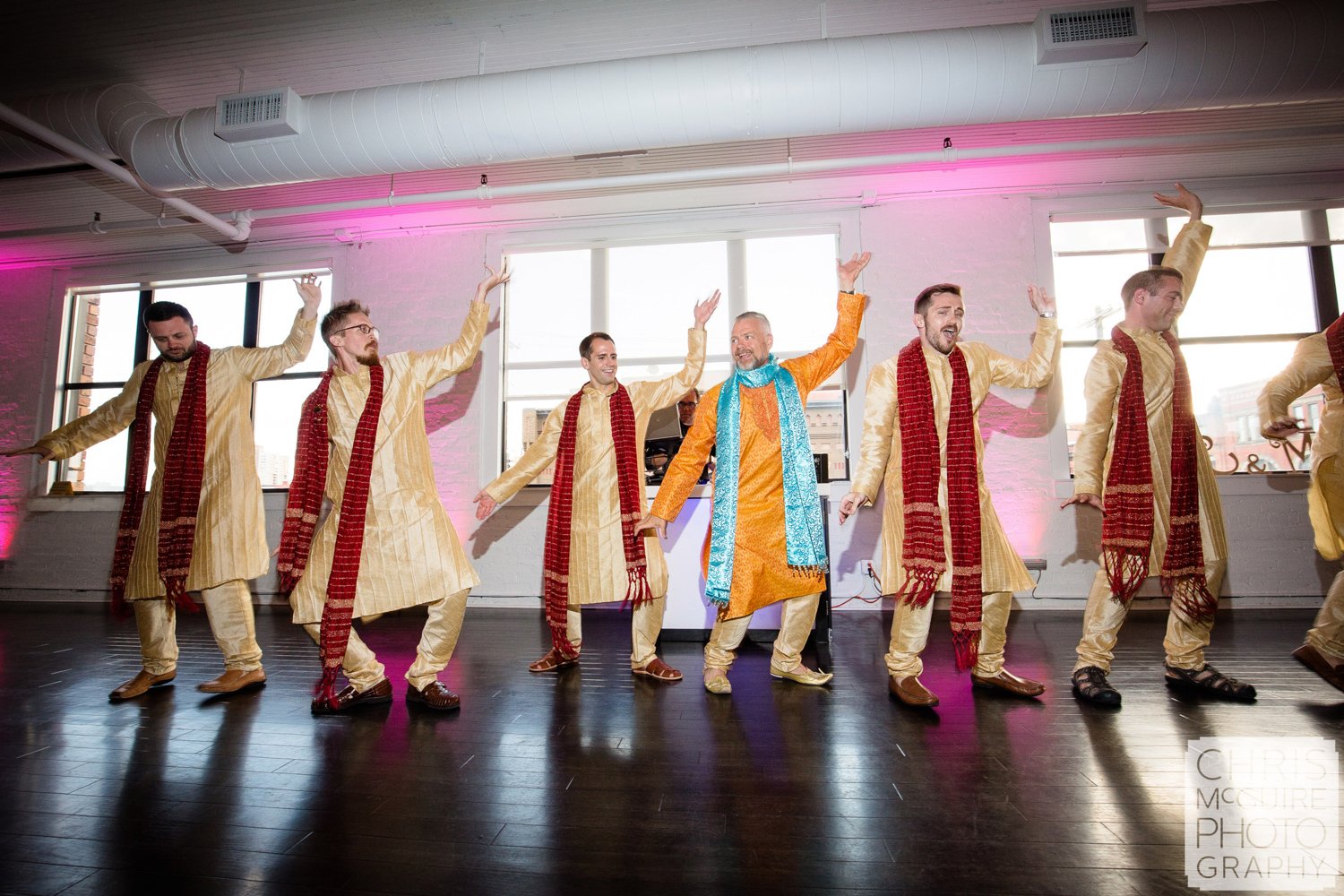 indian wedding guys dancing