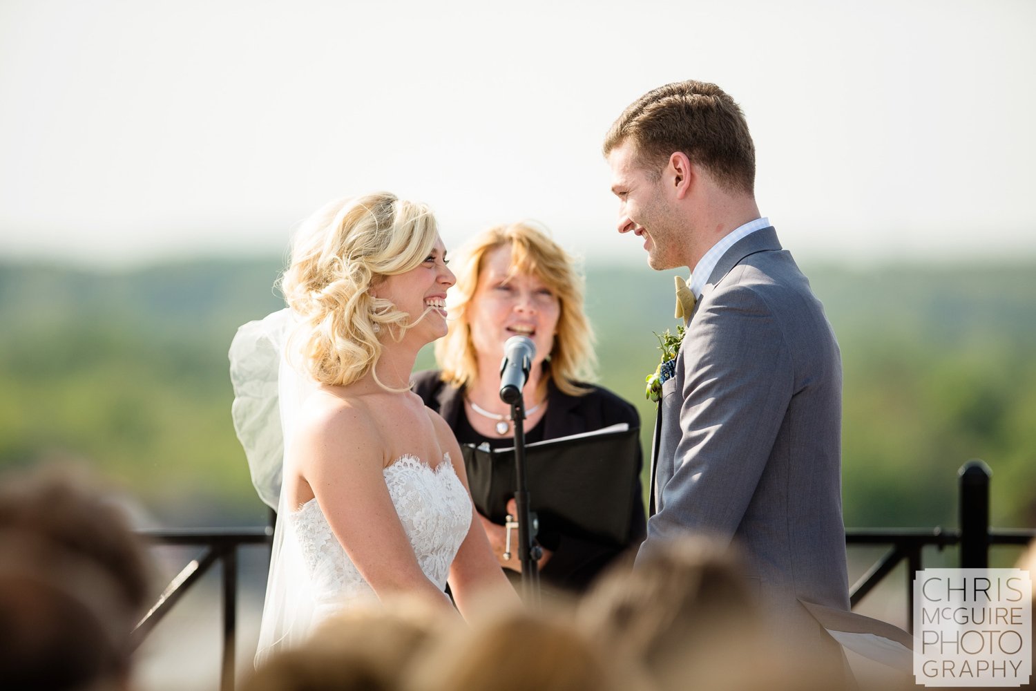 bride laughing