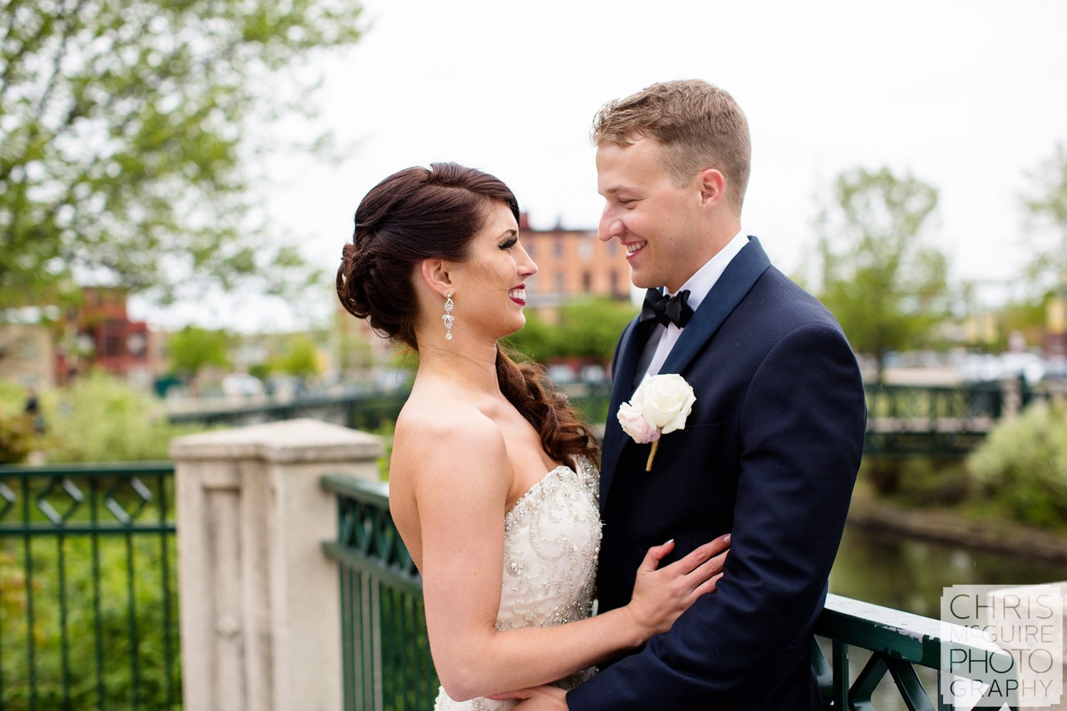 bride groom candid fun portrait