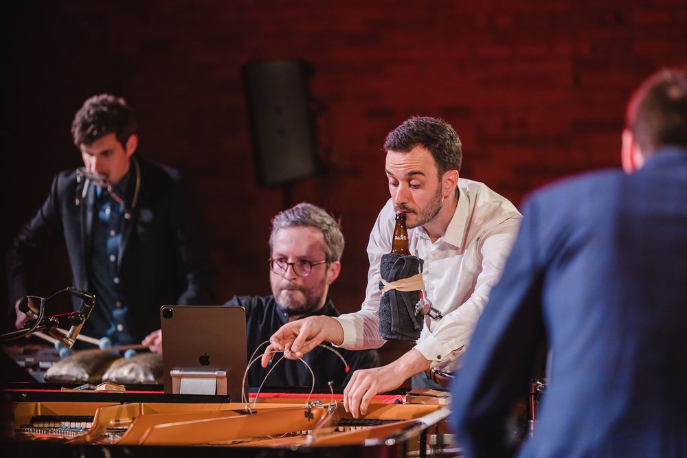 Conor Hanick and Sandbox Percussion, Gilmore Piano Festival 2022