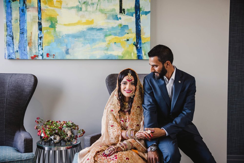 Peoria Illinois Muslim Wedding Portrait