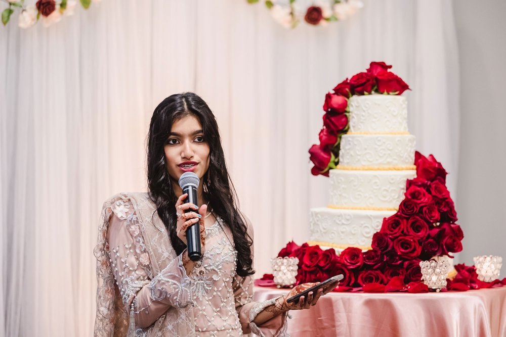 Muslim wedding reception speech