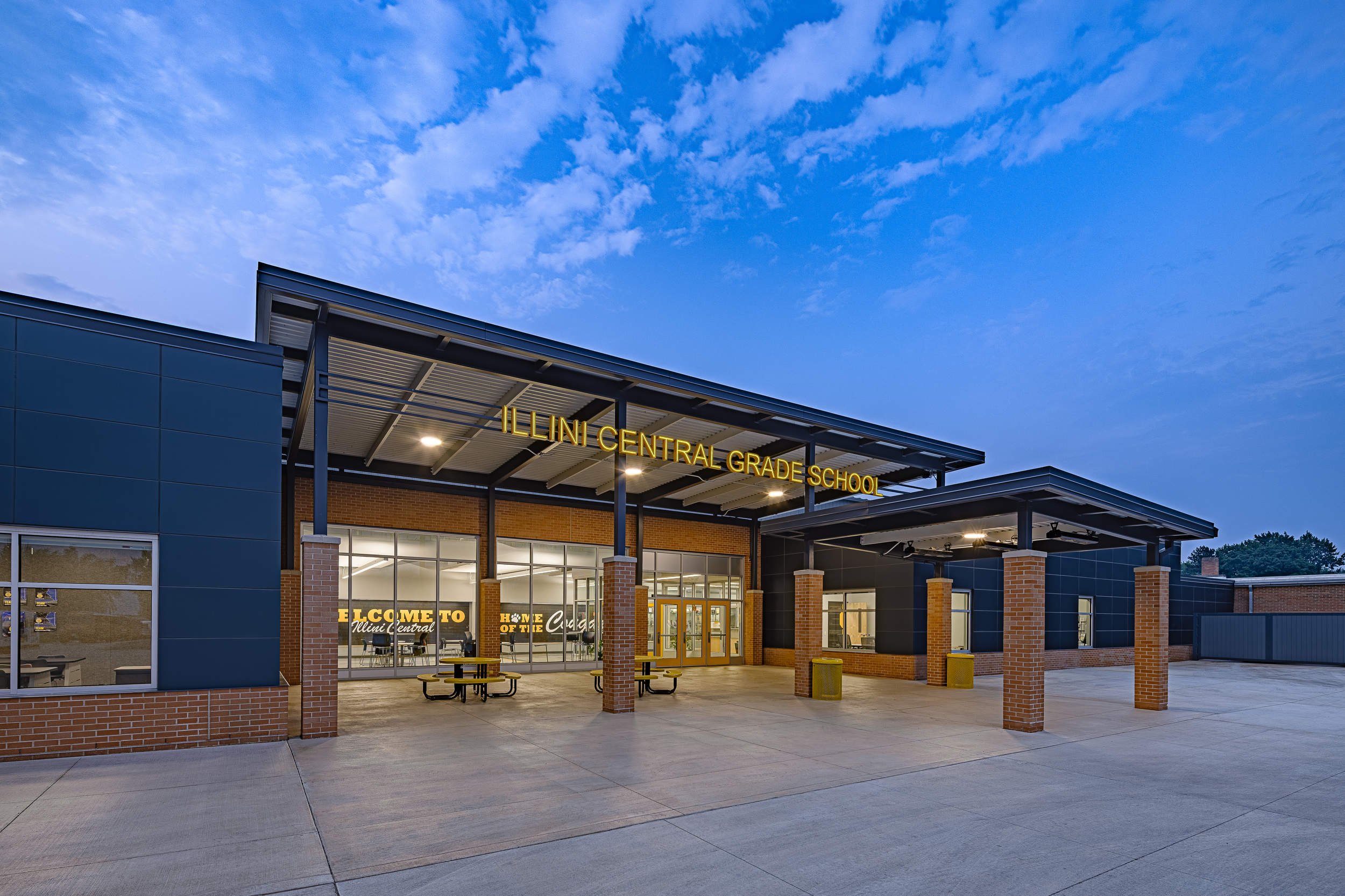 Architectural Photography - Illini Central Grade School