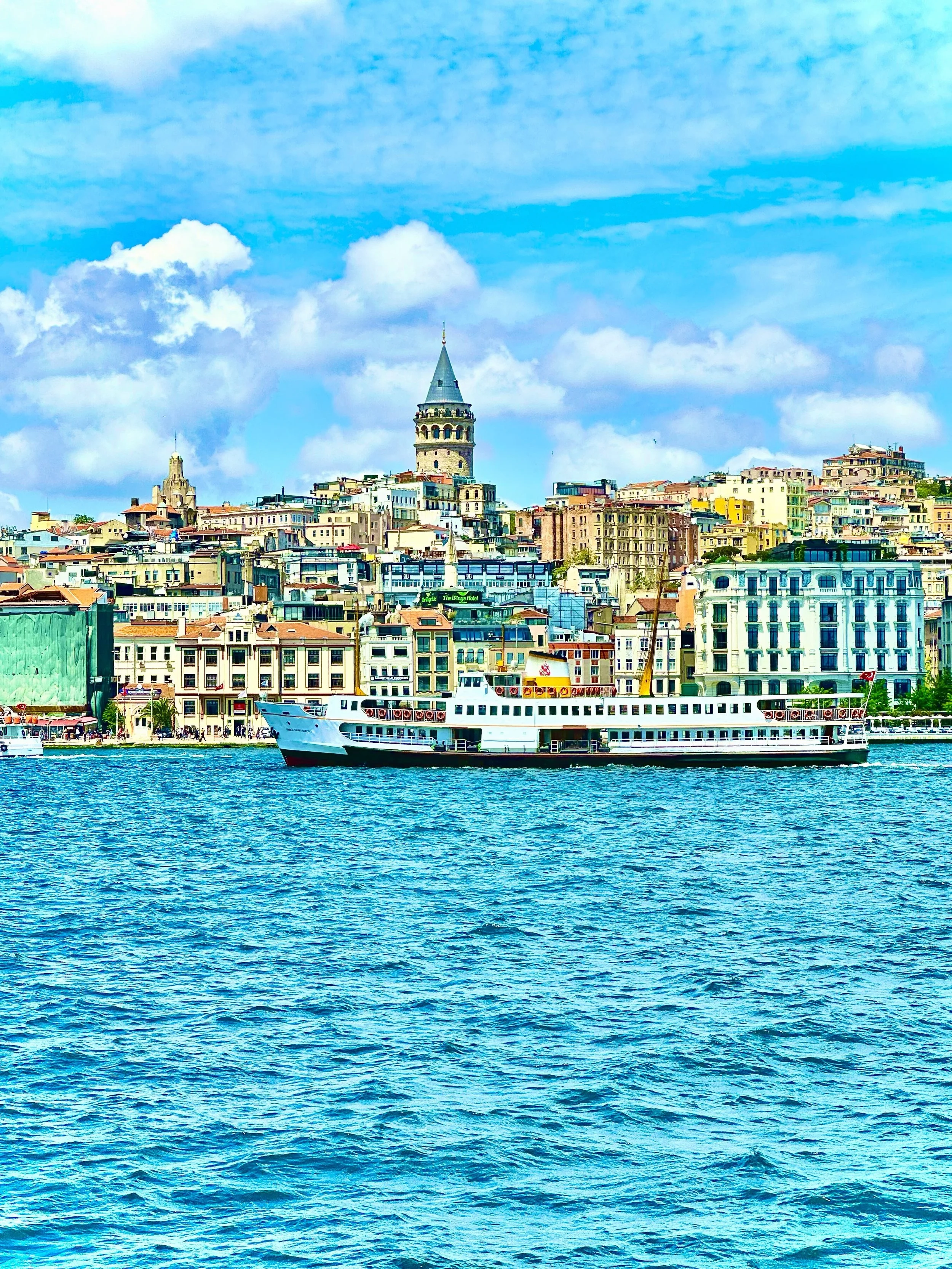 Bosphorus and Galata Tower in Istanbul
