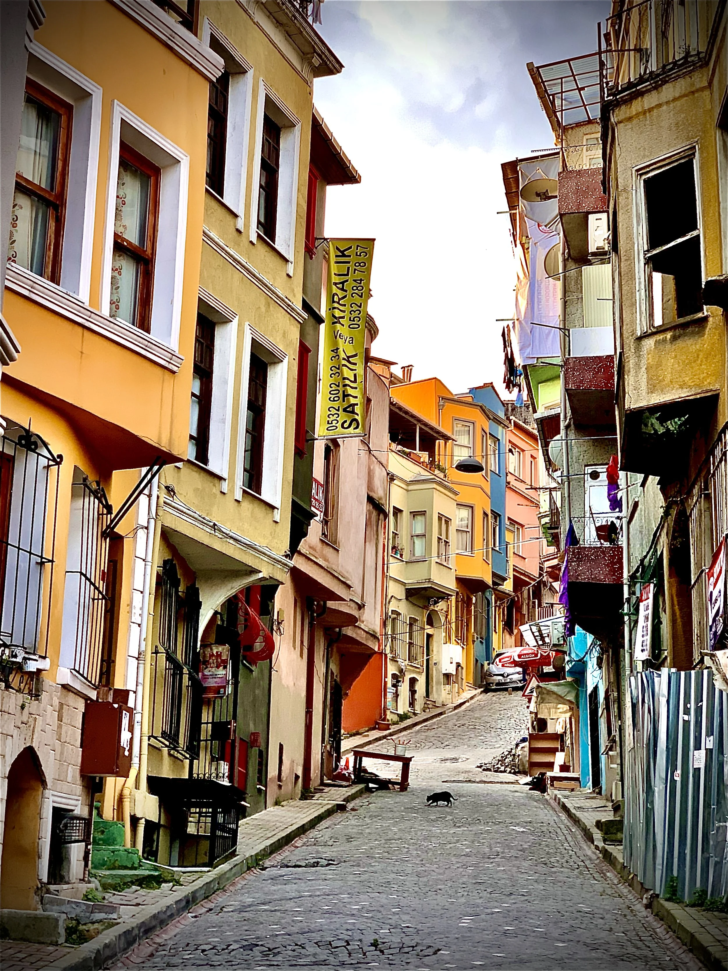 The colorful streets of Fener and Balat in Istanbul