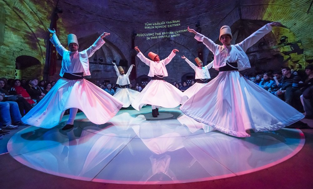 Whirling dervish ceremony in Istanbul