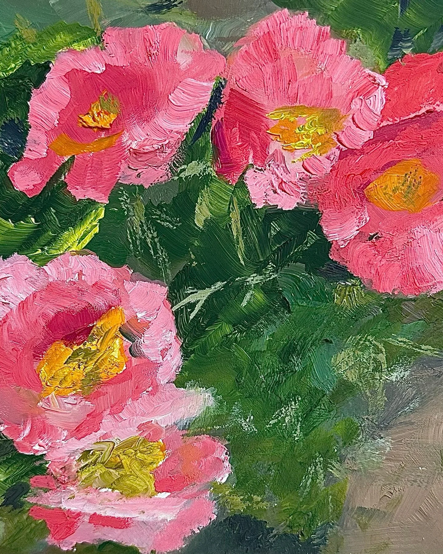 New painting at Marshall Muse Gallery just in time for the Grand Opening tonight&hellip; 5:-9:.. lots of parking. See you there.