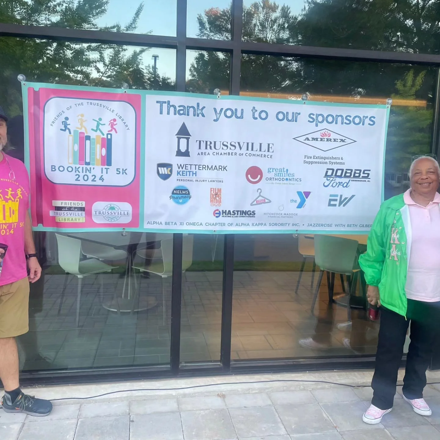What a great day serving our community at the annual Bookin' It 5K run/walk with the Trussville Library!  ABXO showed up and handled participant check ins, race packet handouts, water station on race route and snack station after race!  Our run/walk 