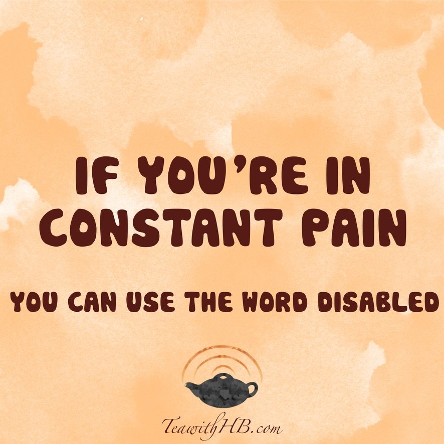 You can say 'disabled'