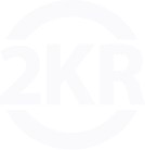 Logo with the text '2KR' inside a circle