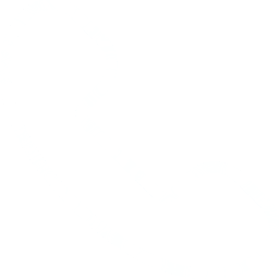 White icon of telephone symbolizing phone number.