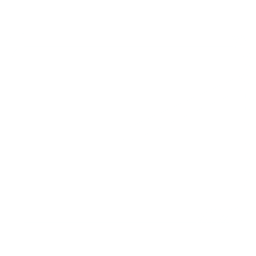 White icon of envelope symbolizing email address.