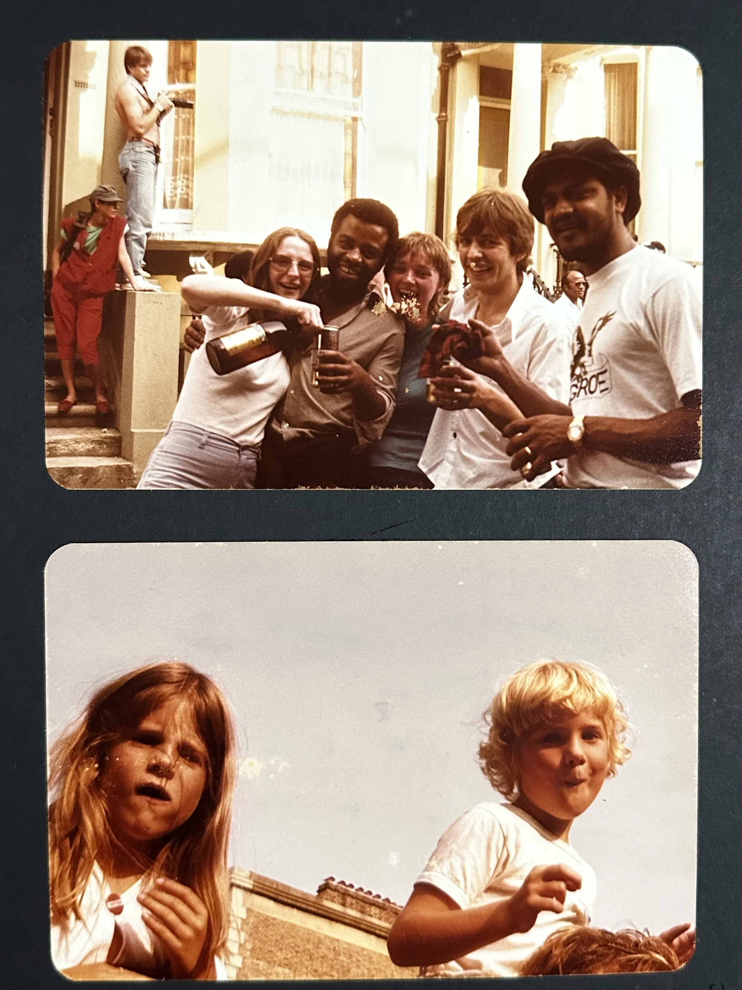 Original Vintage Photographs Documenting Interracial Celebrations at Notting Hill Carnival in 1981