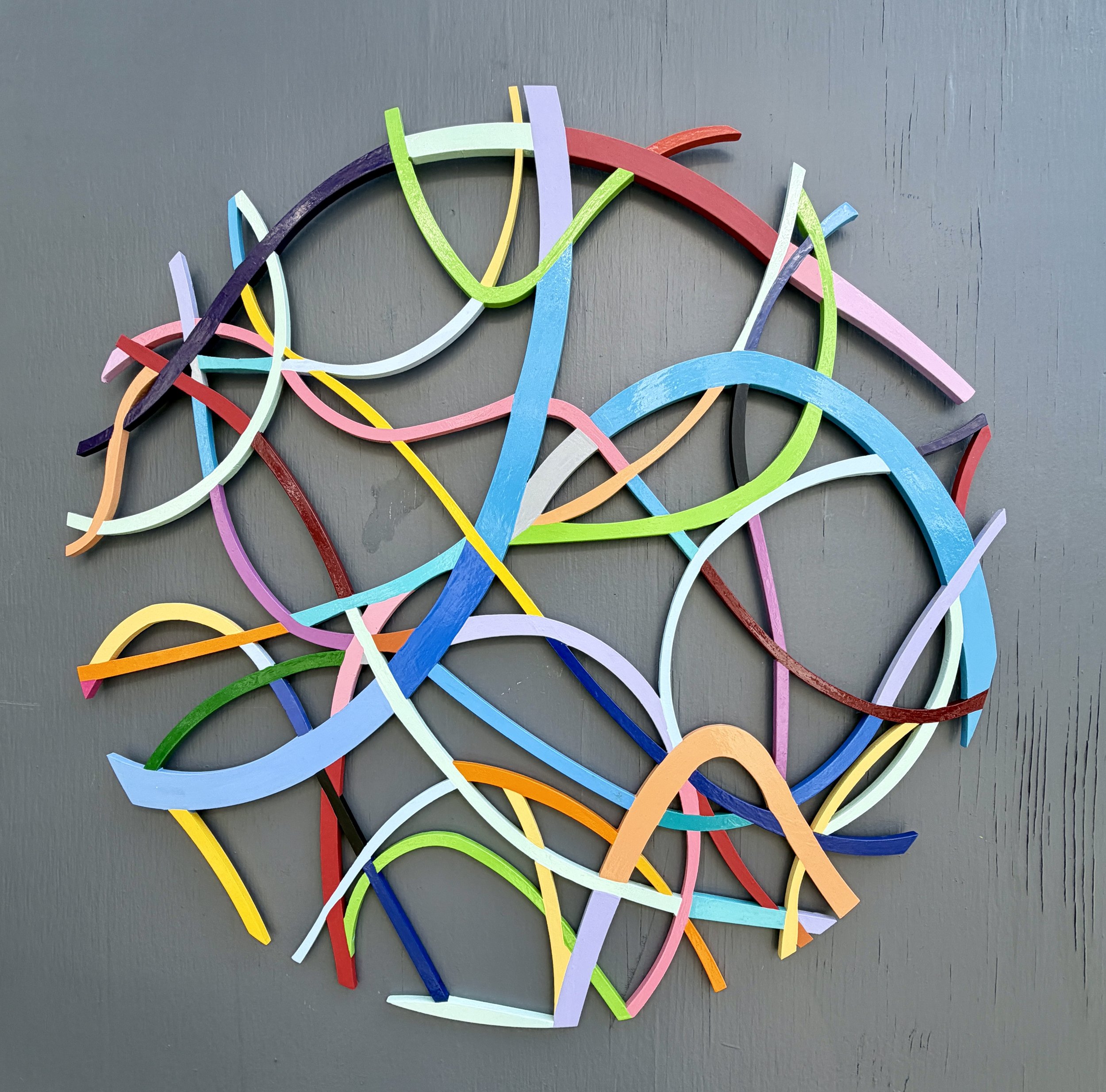   Little Rose  painted Aluminum 24 x 24 2026