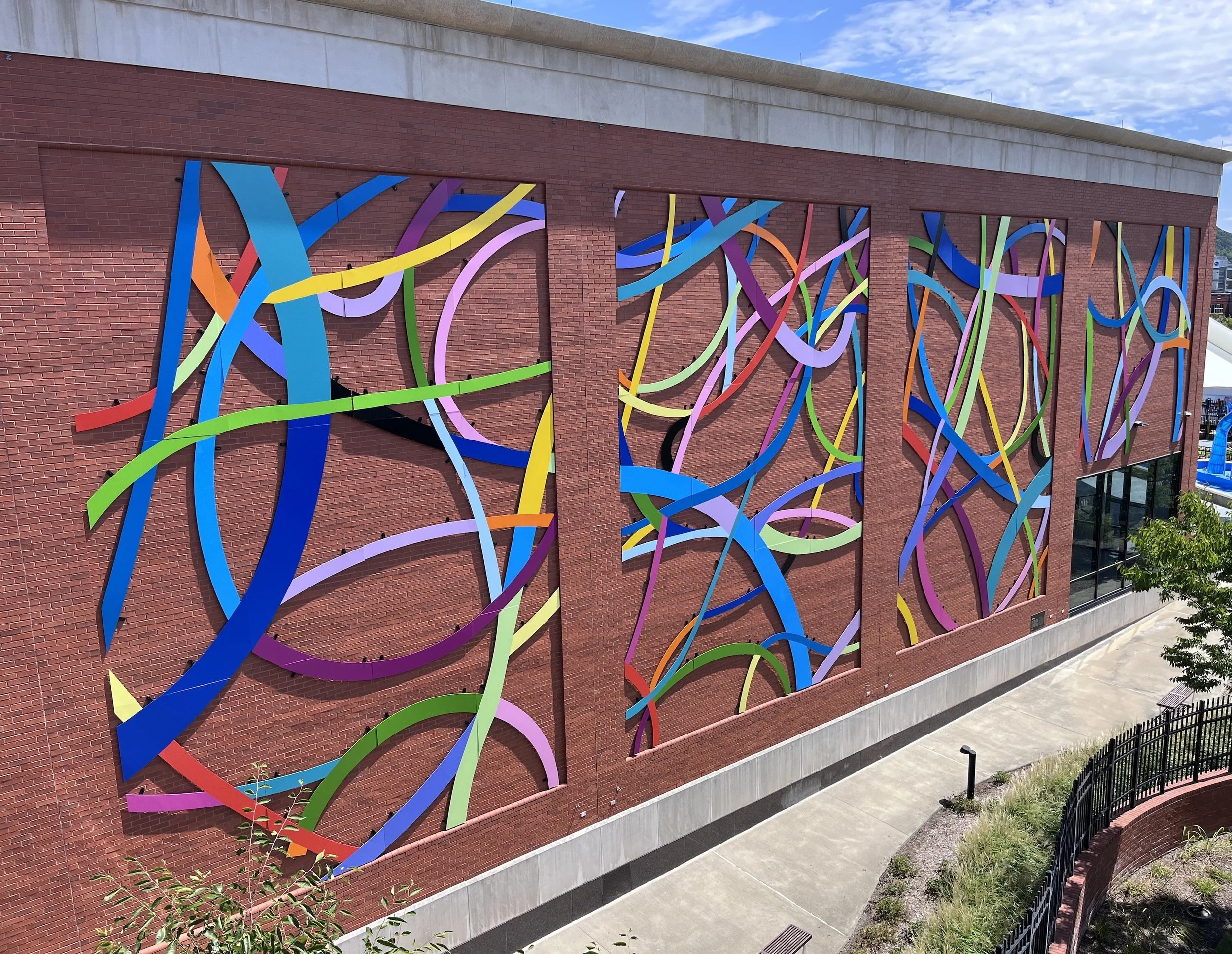   Aviary   painted aluminum 145' x 30' Clay Center Charleston West Virginia