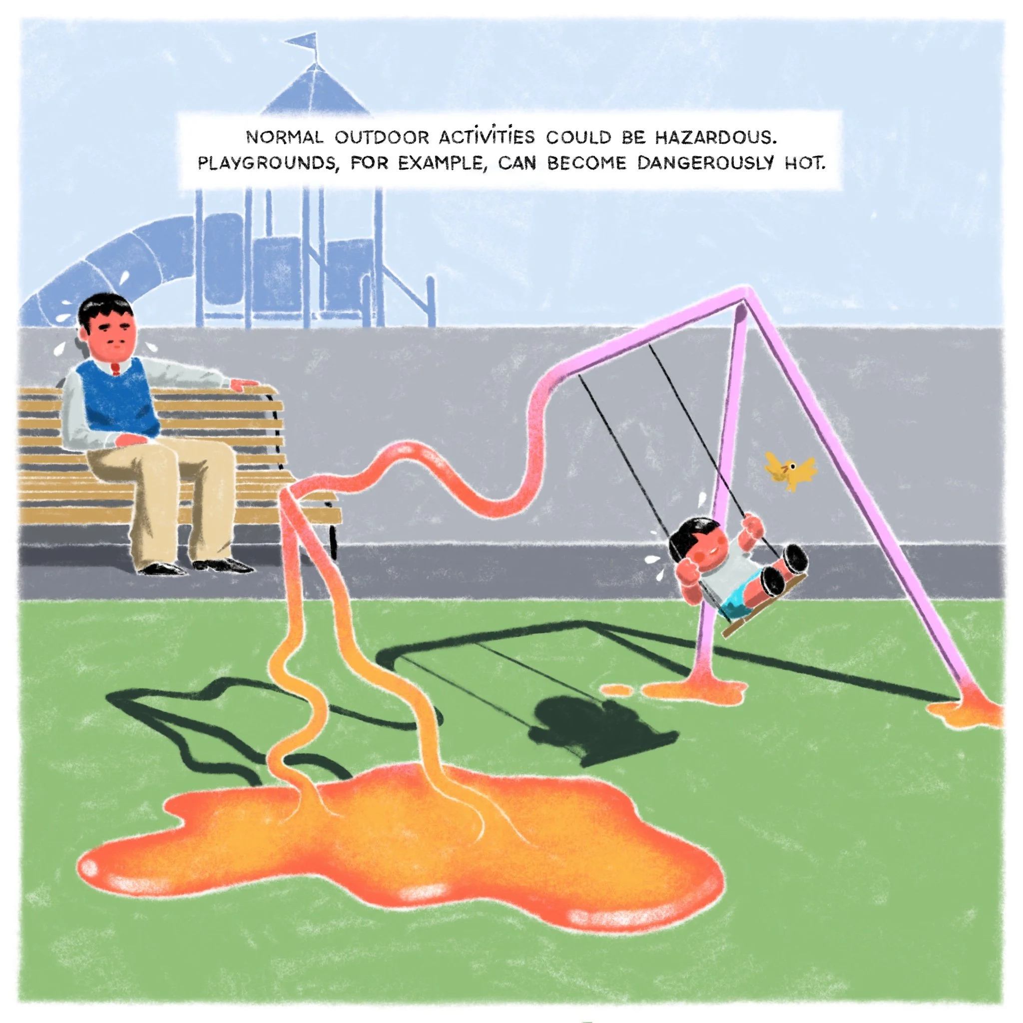 The Washington Post illustrations by Thom Espinos, an illustrator, animator, and graphic novelist, currently based in Paris.