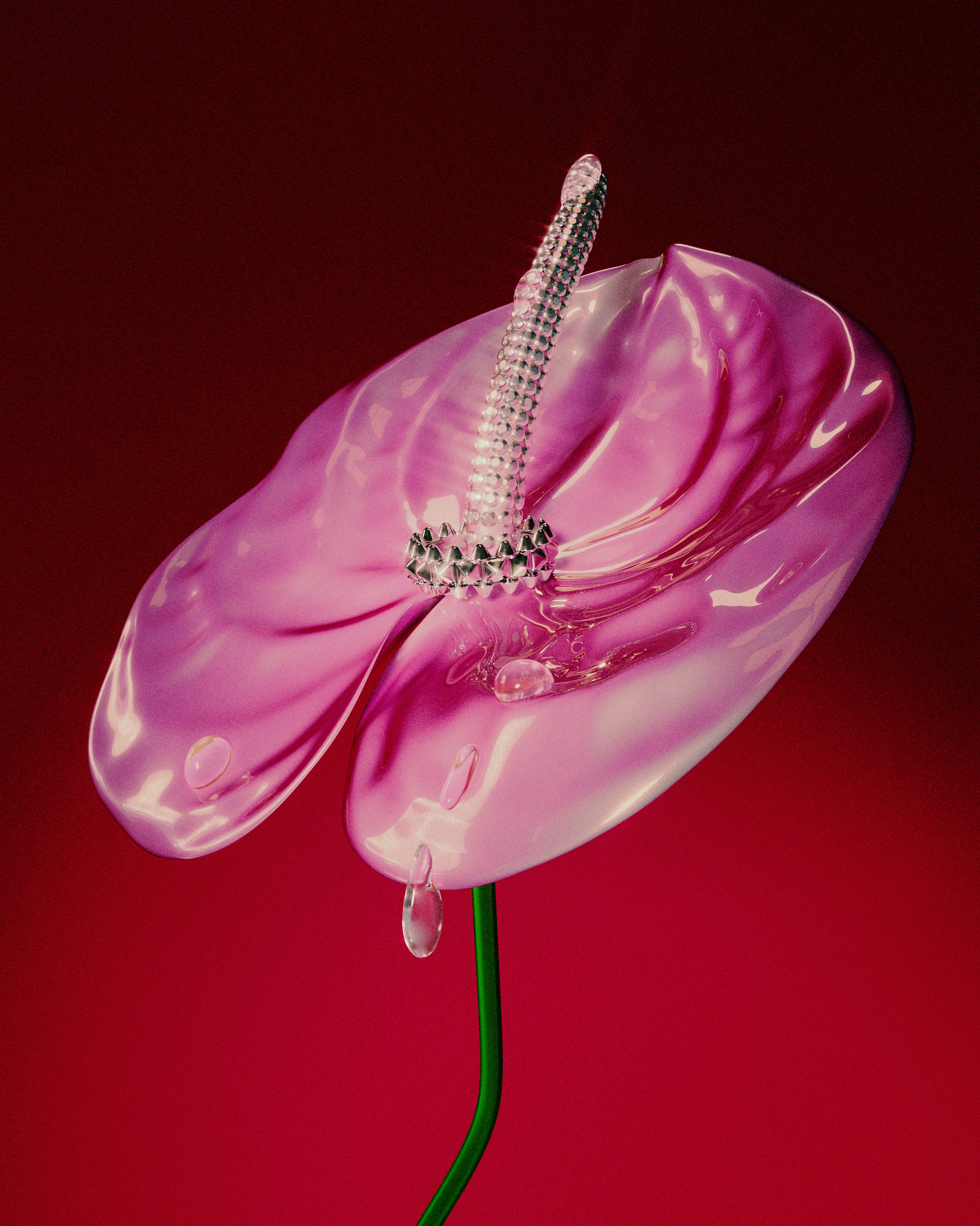 CGI Flower. Arina Emelianova is a CGI artist and director who builds hyperreal, maximalist worlds around products.