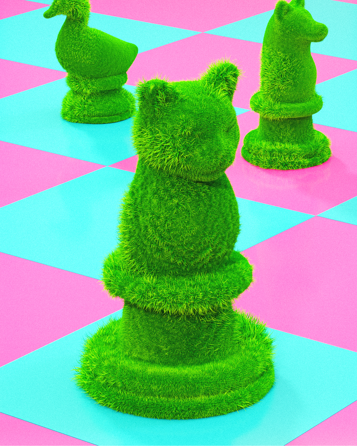 Arina Emelianova is a CGI artist and director who builds hyperreal, maximalist worlds around products.