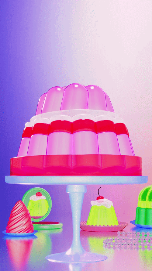 Arina Emelianova is a CGI artist and director who builds hyperreal, maximalist worlds around products.