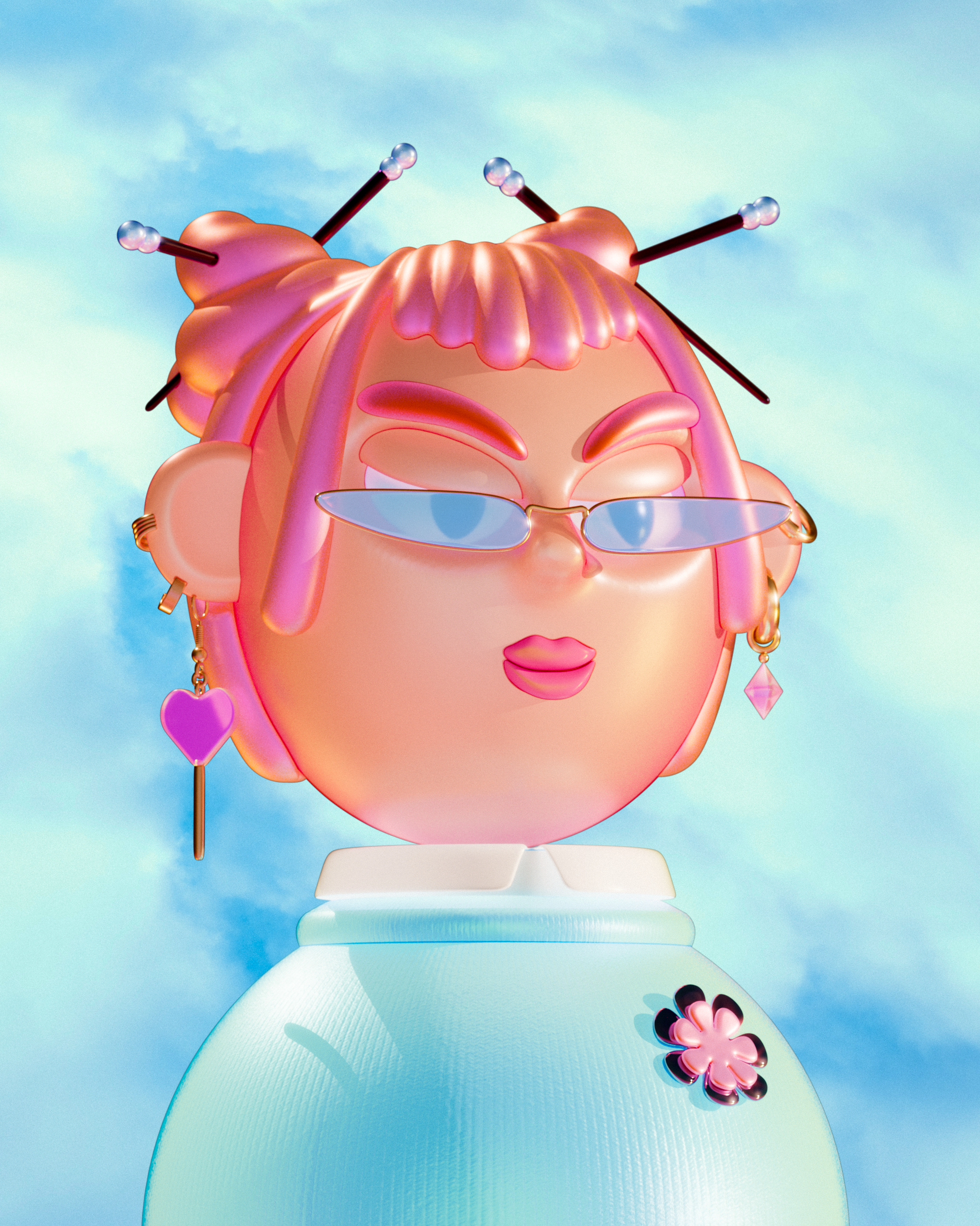 GCI Avatar. Arina Emelianova is a CGI artist and director who builds hyperreal, maximalist worlds around products.