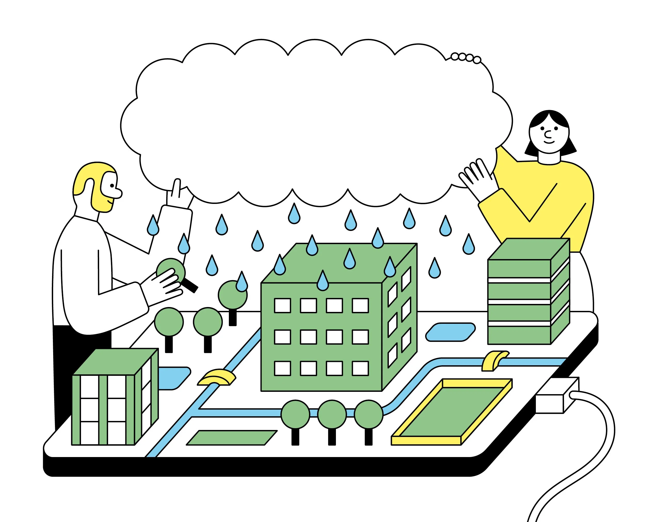 Tech illustration. Raúl Soria is a Spanish illustrator. His work is digital, vector-based and warm-hearted.