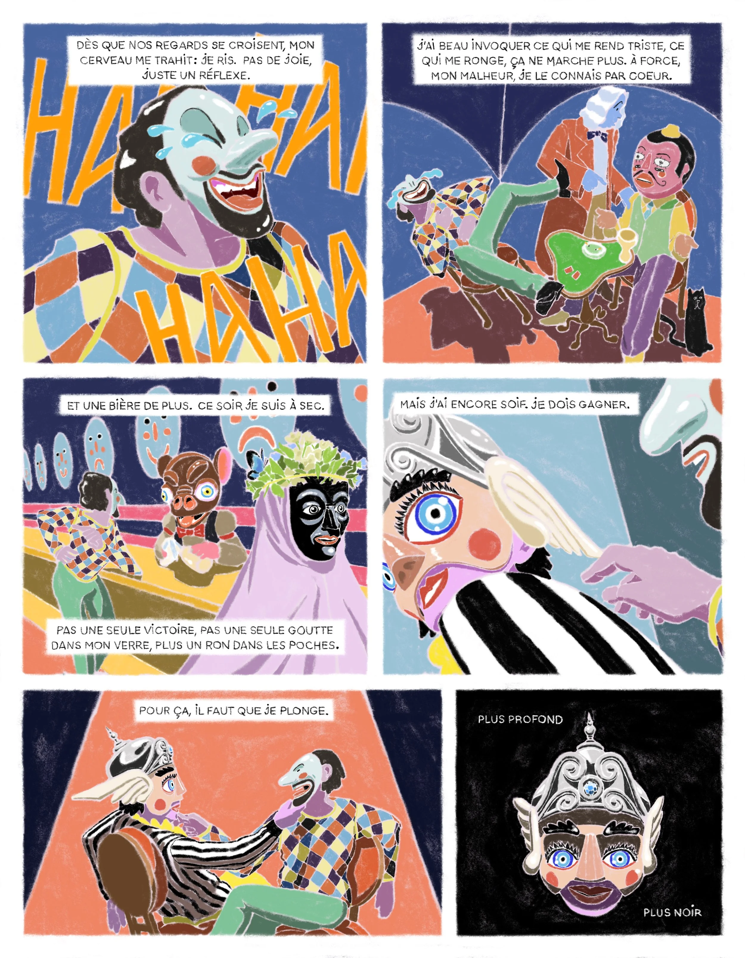 Graphic novels by Thom Espinos, an illustrator, animator, and graphic novelist, currently based in Paris.
