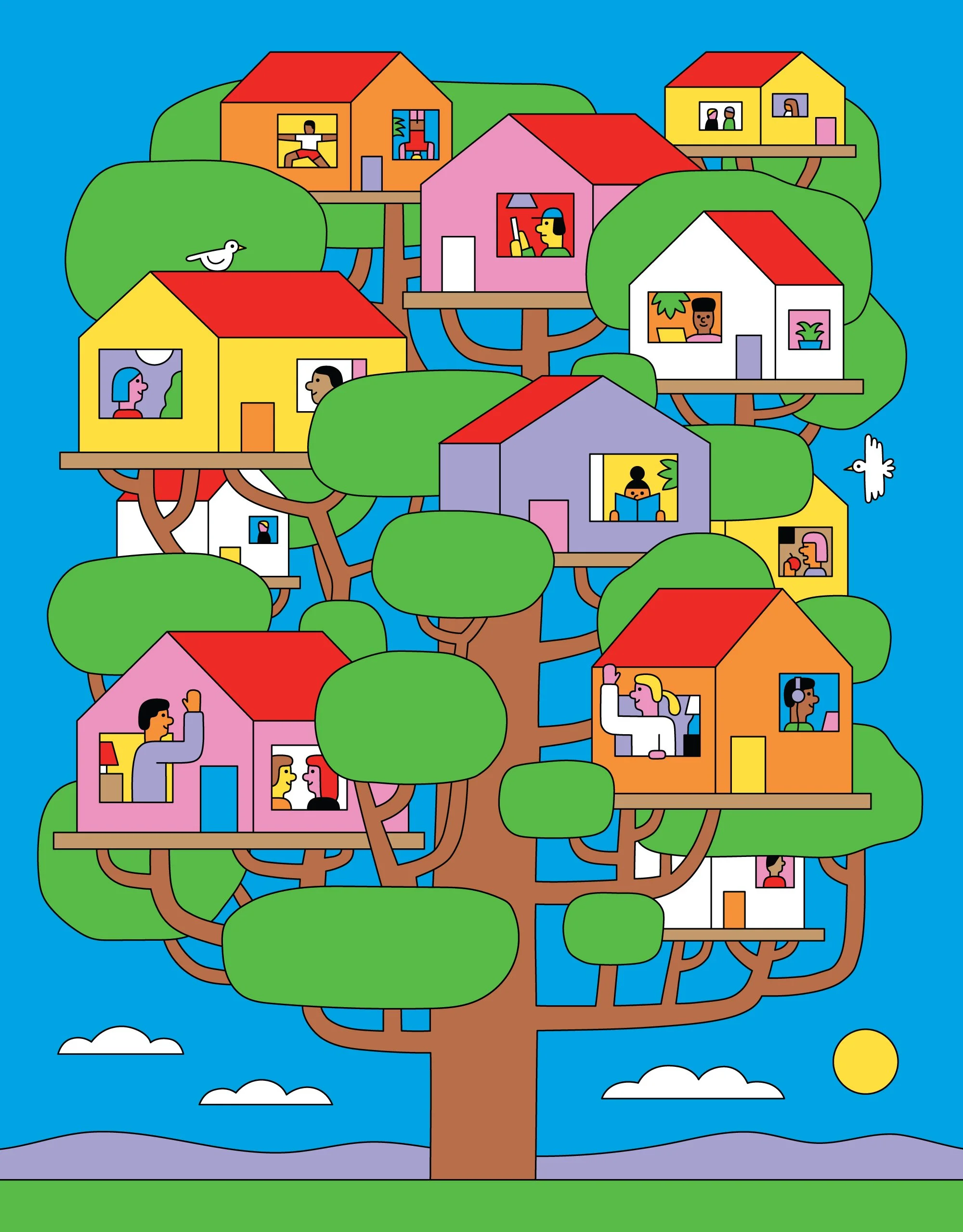 Raúl Soria is a Spanish illustrator. His work is digital, vector-based and warm-hearted.