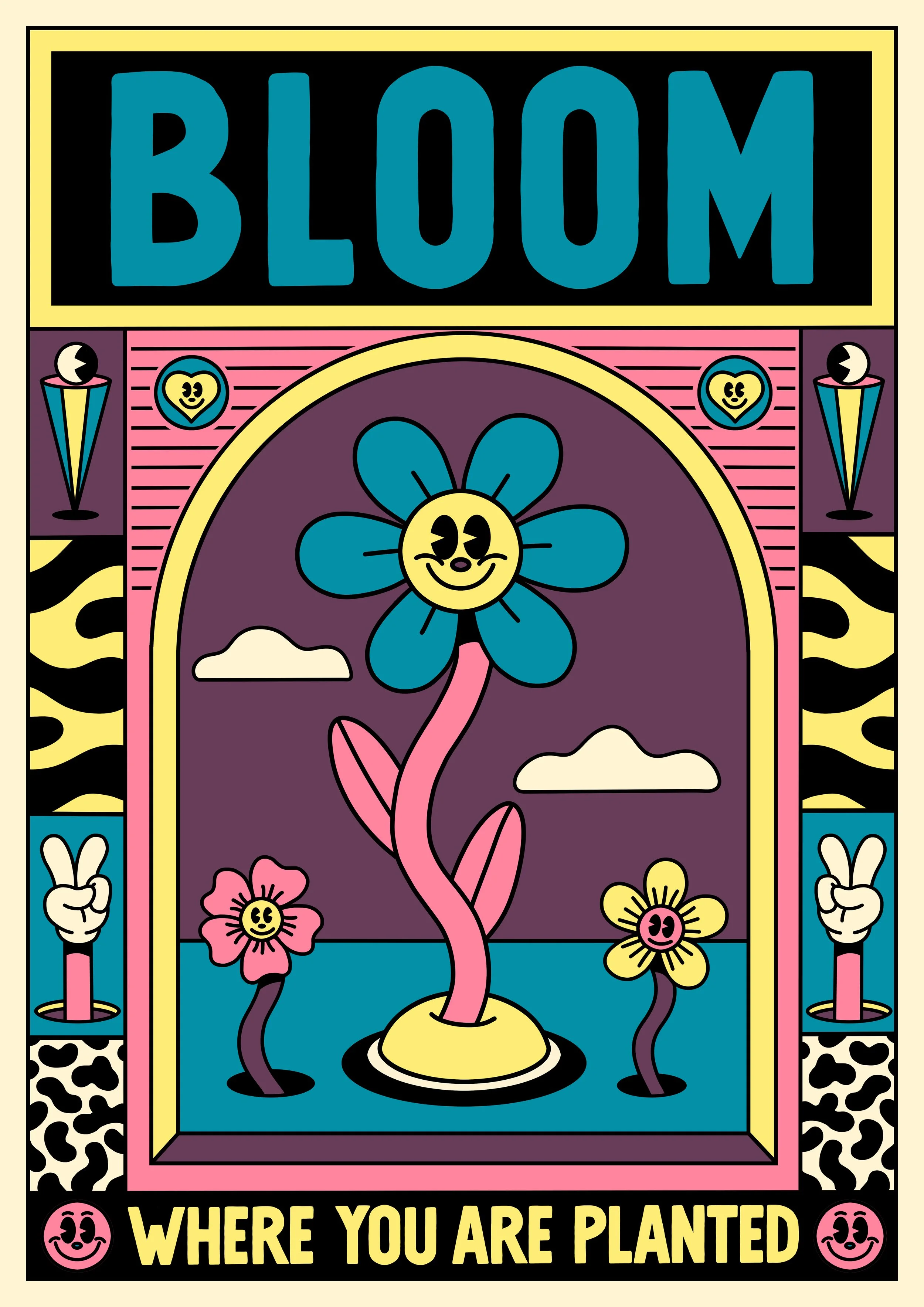 Yeye Weller is an internationally recognized artist duo from Münster, Germany, known for their colorful, playful and instantly recognizable visual language.