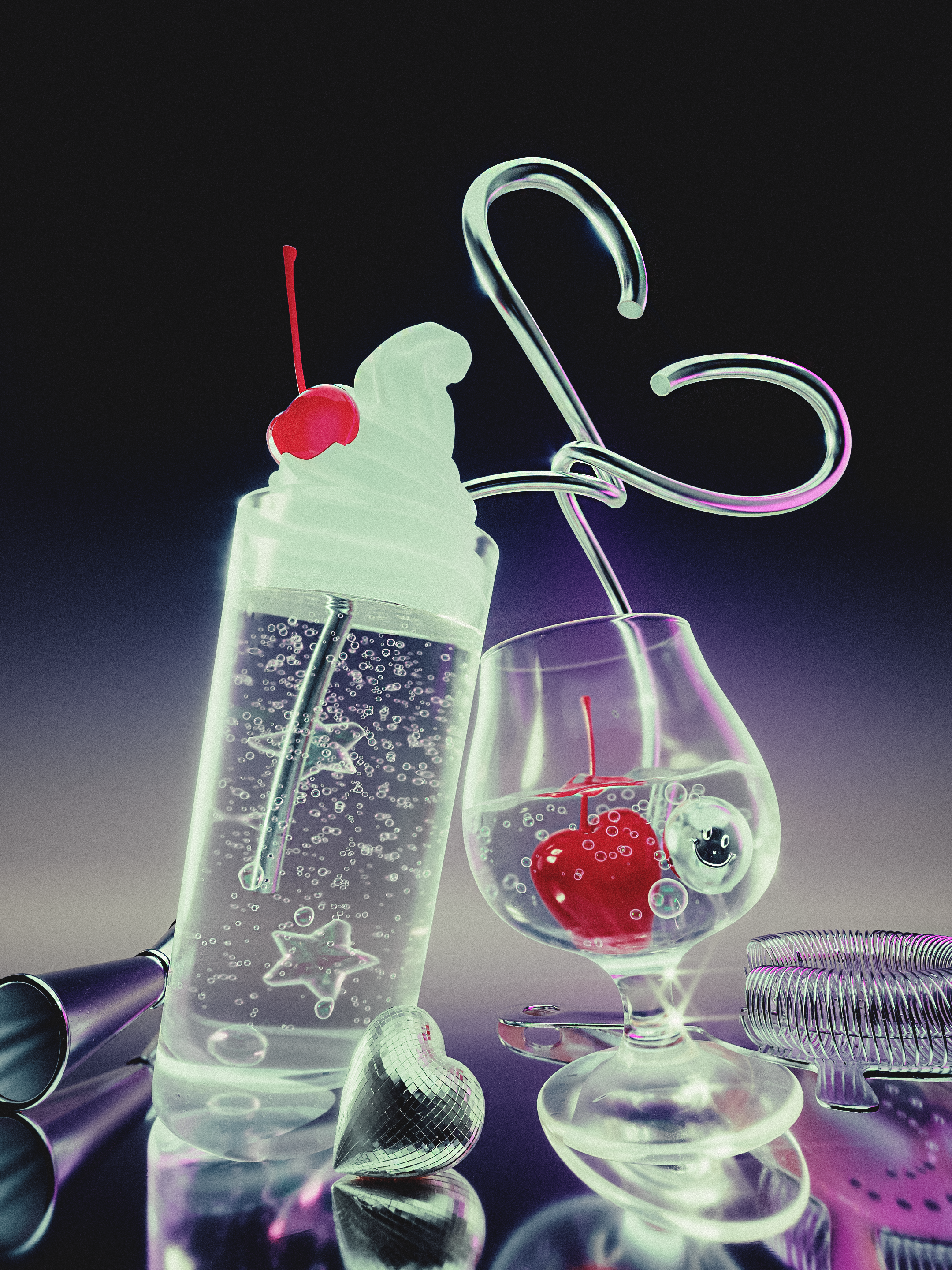 Arina Emelianova is a CGI artist and director who builds hyperreal, maximalist worlds around products.