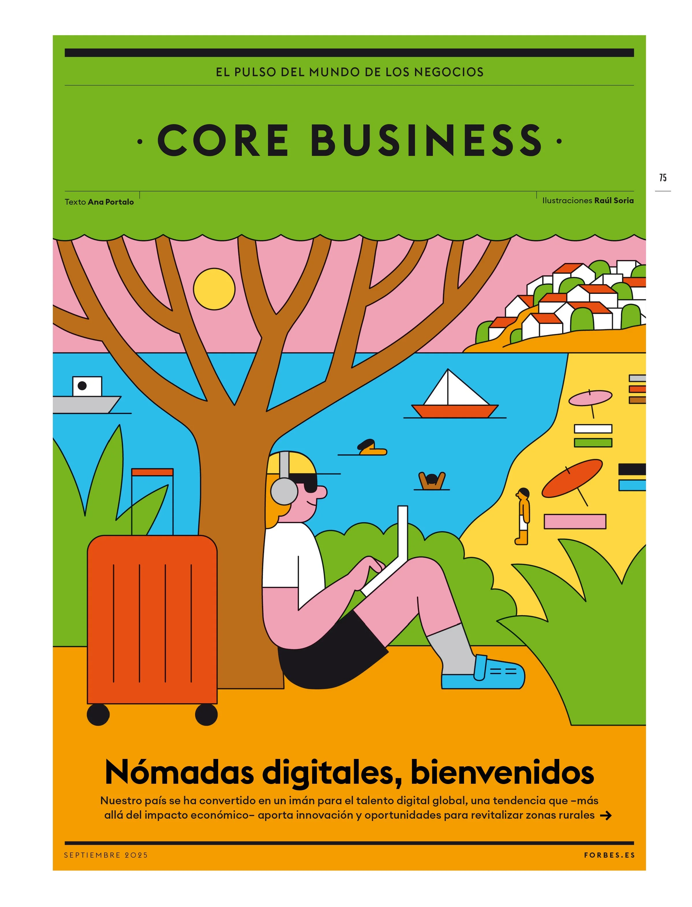 Raúl Soria is a Spanish illustrator. His work is digital, vector-based and warm-hearted.