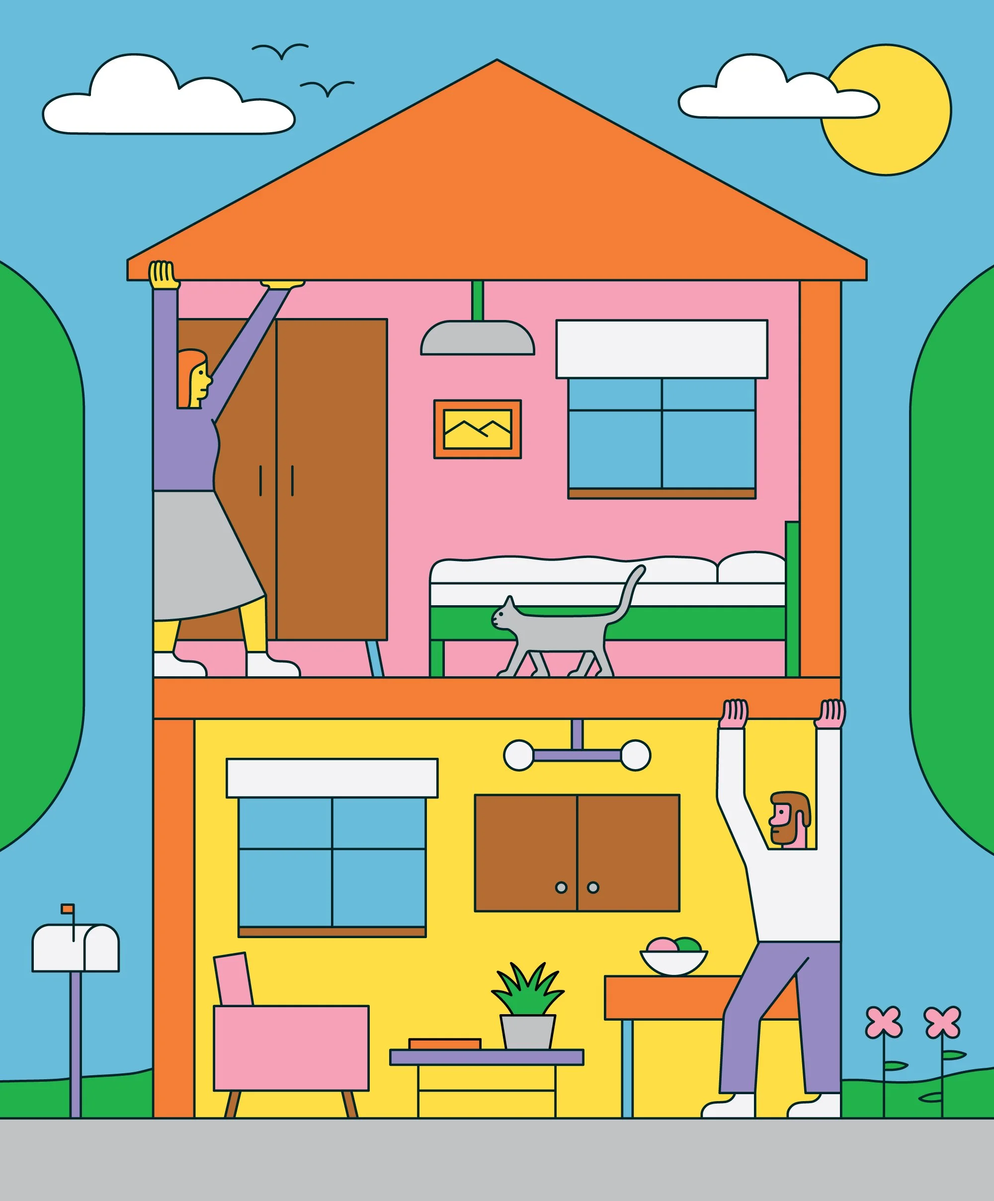 Raúl Soria is a Spanish illustrator. His work is digital, vector-based and warm-hearted.