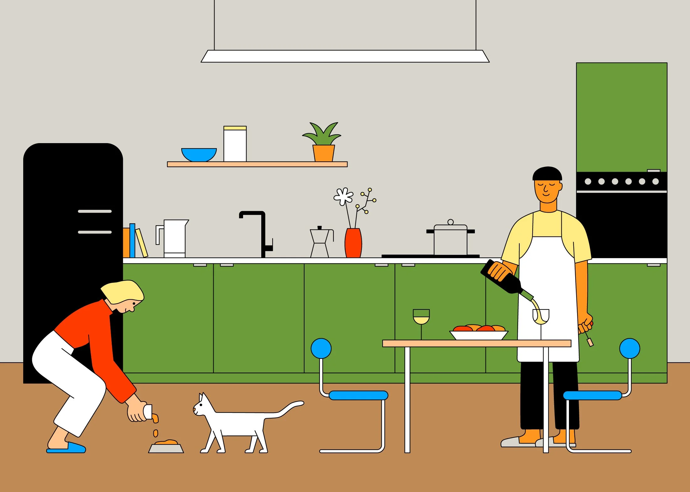 Raúl Soria is a Spanish illustrator. His work is digital, vector-based and warm-hearted.