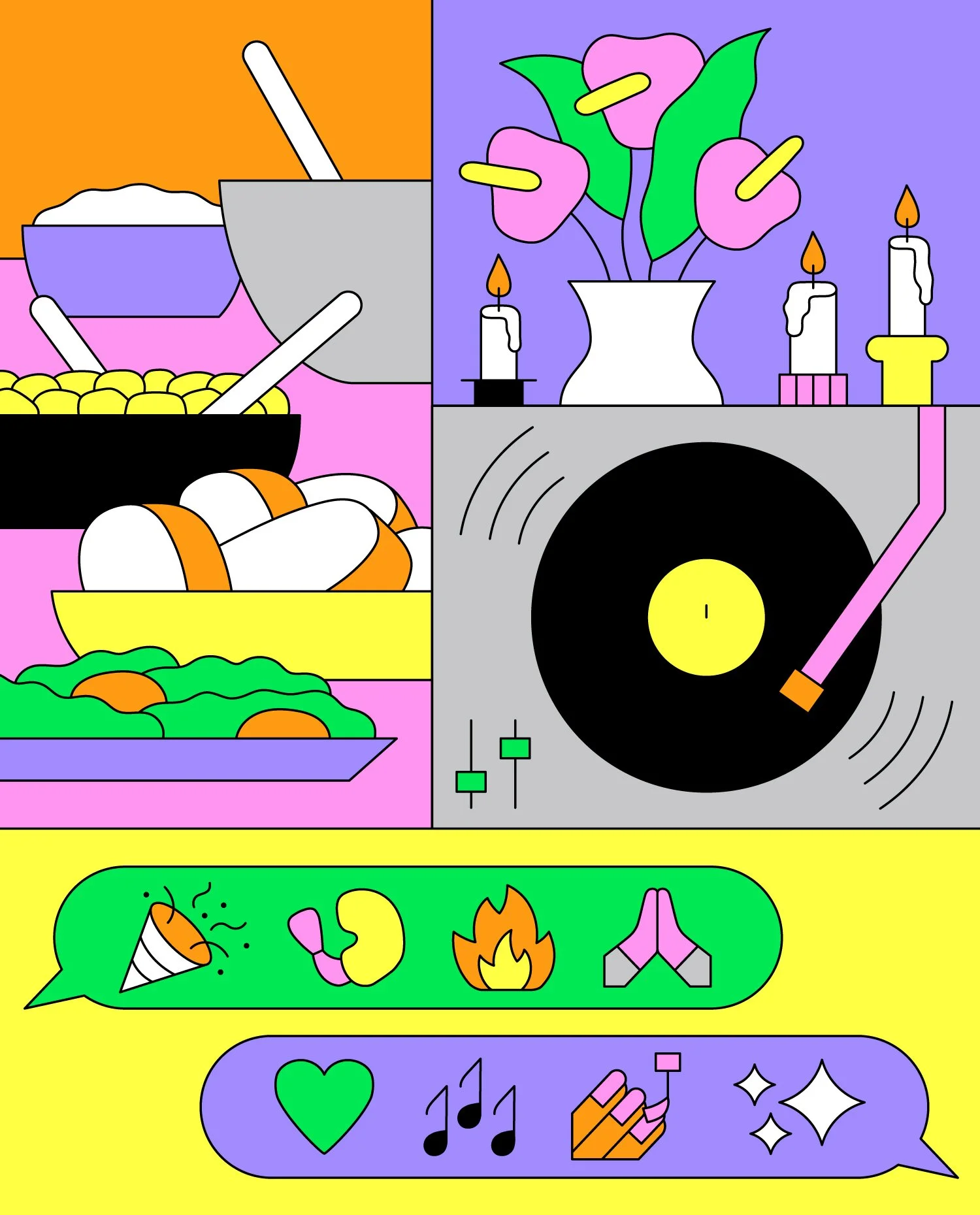 Raúl Soria is a Spanish illustrator. His work is digital, vector-based and warm-hearted.