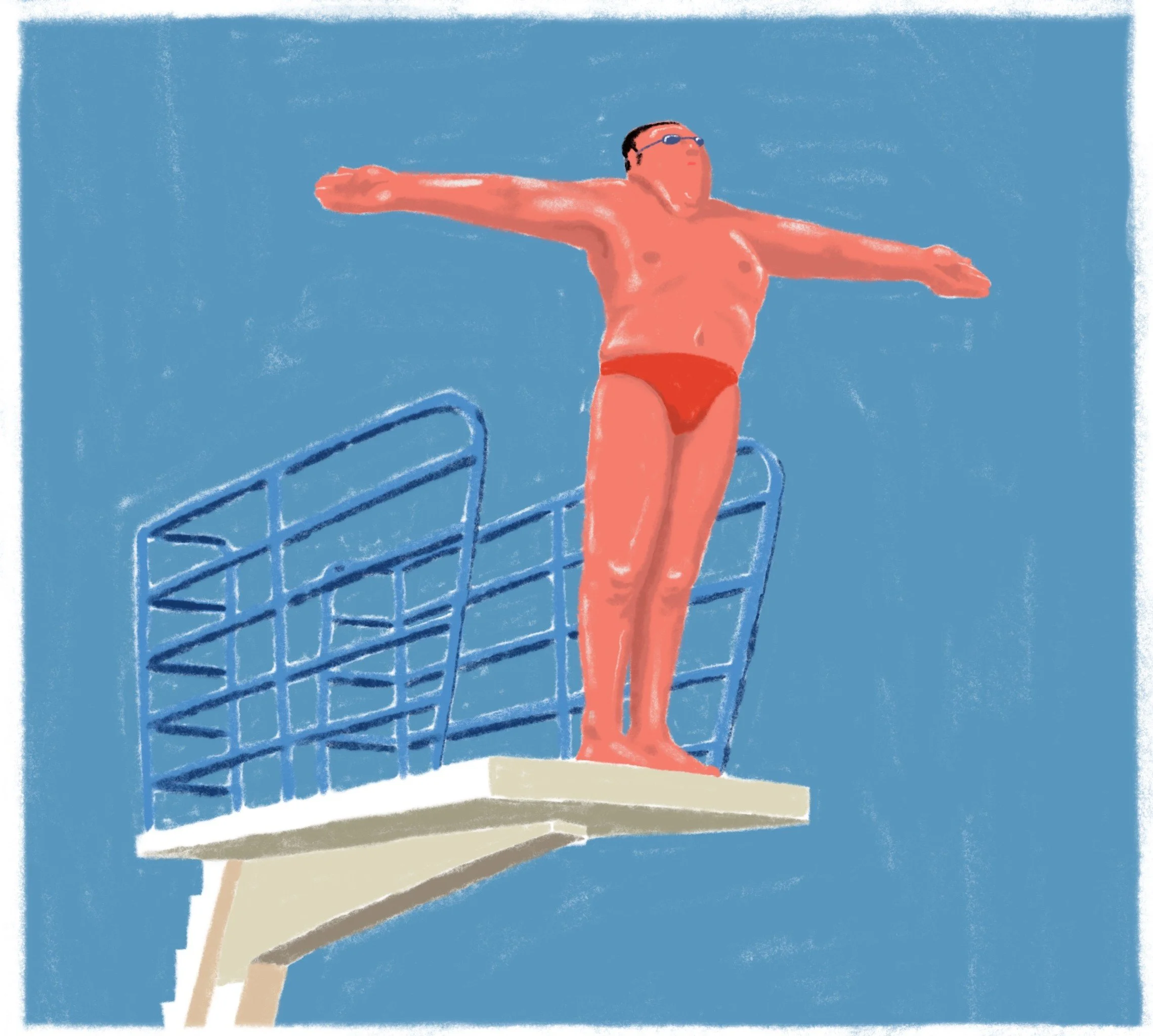 Thom Espinos is an illustrator, animator, and graphic novelist, currently based in Paris. His work is known for its vibrant palette and playful tone, using humor as a way to engage with subjects of all kinds.
