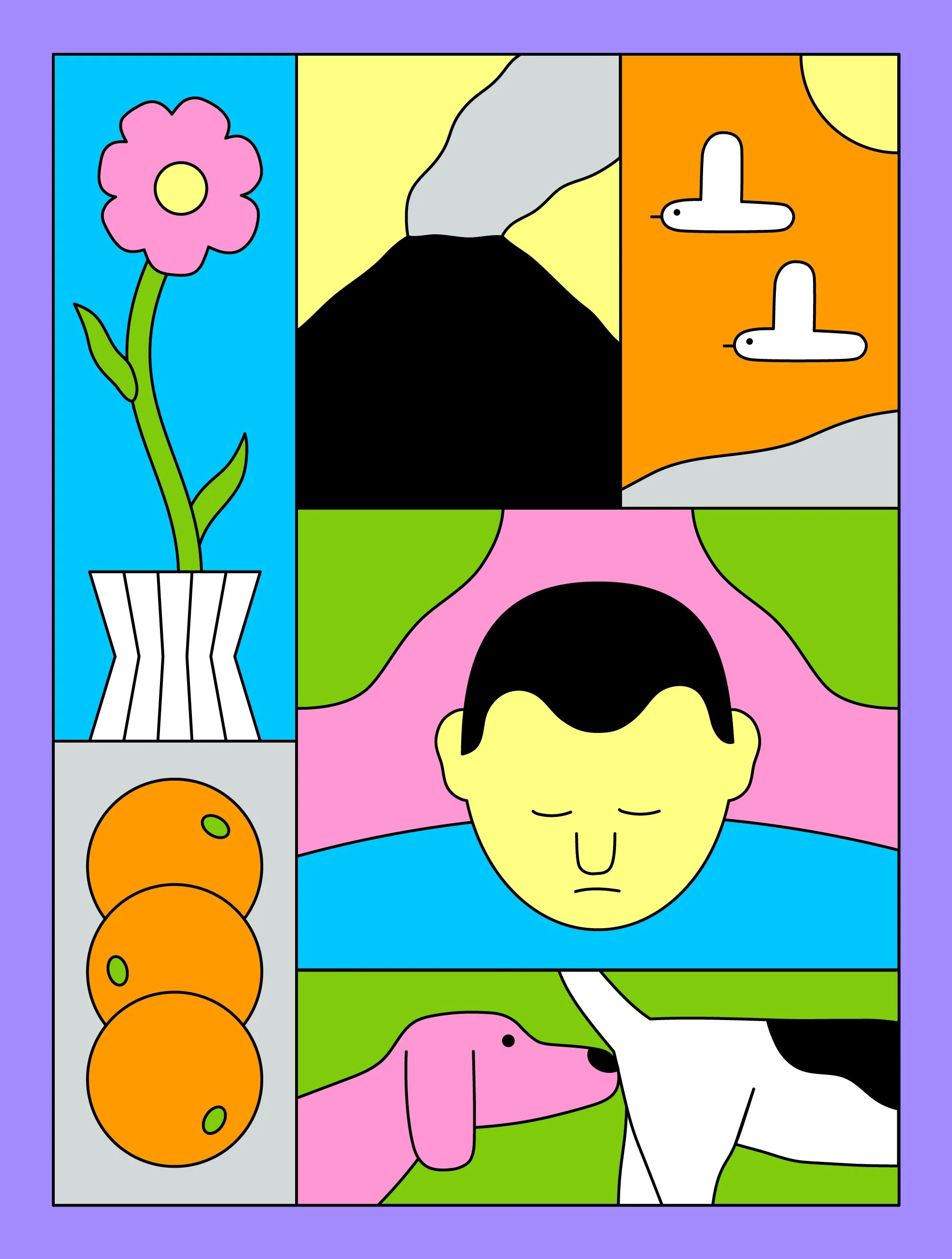 Raúl Soria is a Spanish illustrator. His work is digital, vector-based and warm-hearted.