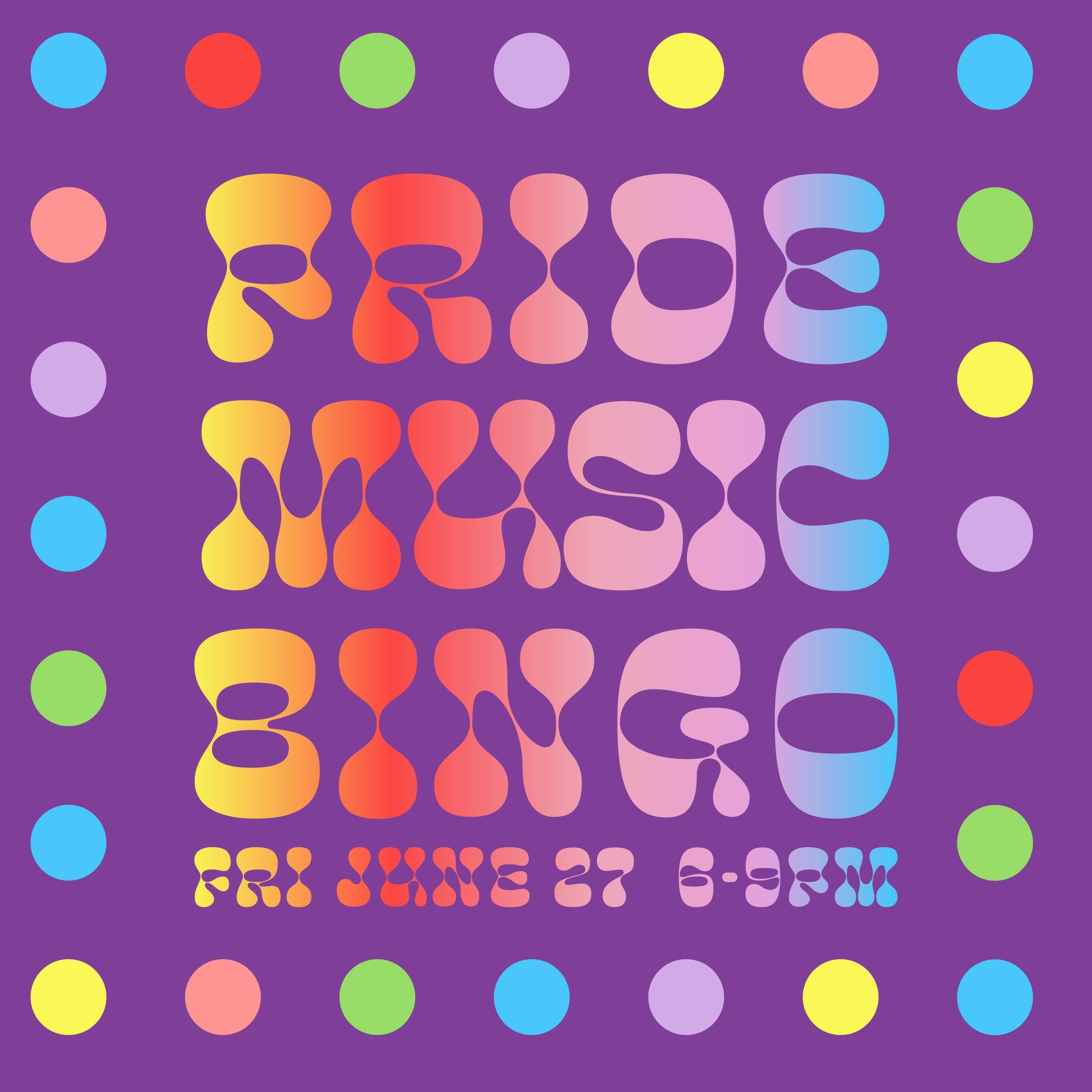 Pride Music Bingo