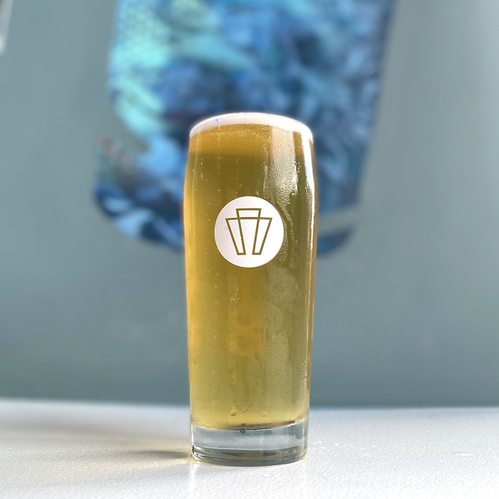 Stucco | Fonio Pale Lager | 5.3% | Brewed with sustainable and regenerative grain, Fonio! Hints of lychee with light floral notes from local Masscade hops.