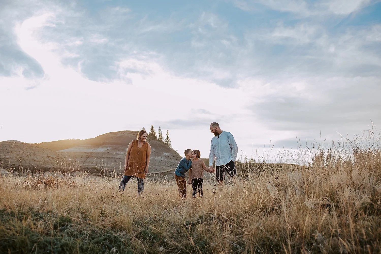Calgary Family Photography. Photographed in Drumheller, Alberta in Summer by Kristina Nichol Photography.