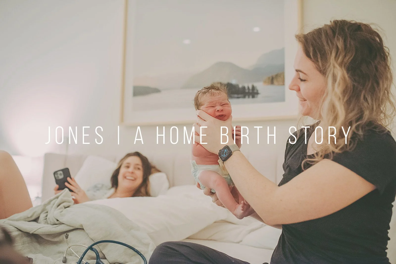 A birth story documented at home in Calgary, Alberta.