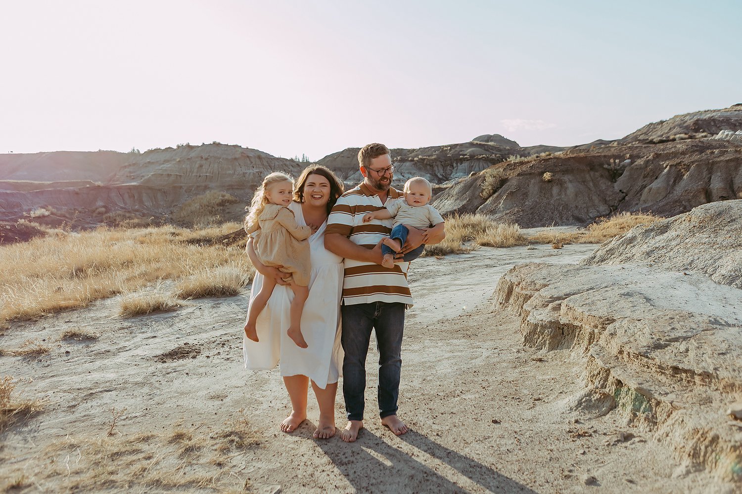 Calgary Family Photography. Photographed in Drumheller, Alberta in summer by Kristina Nichol Photography.