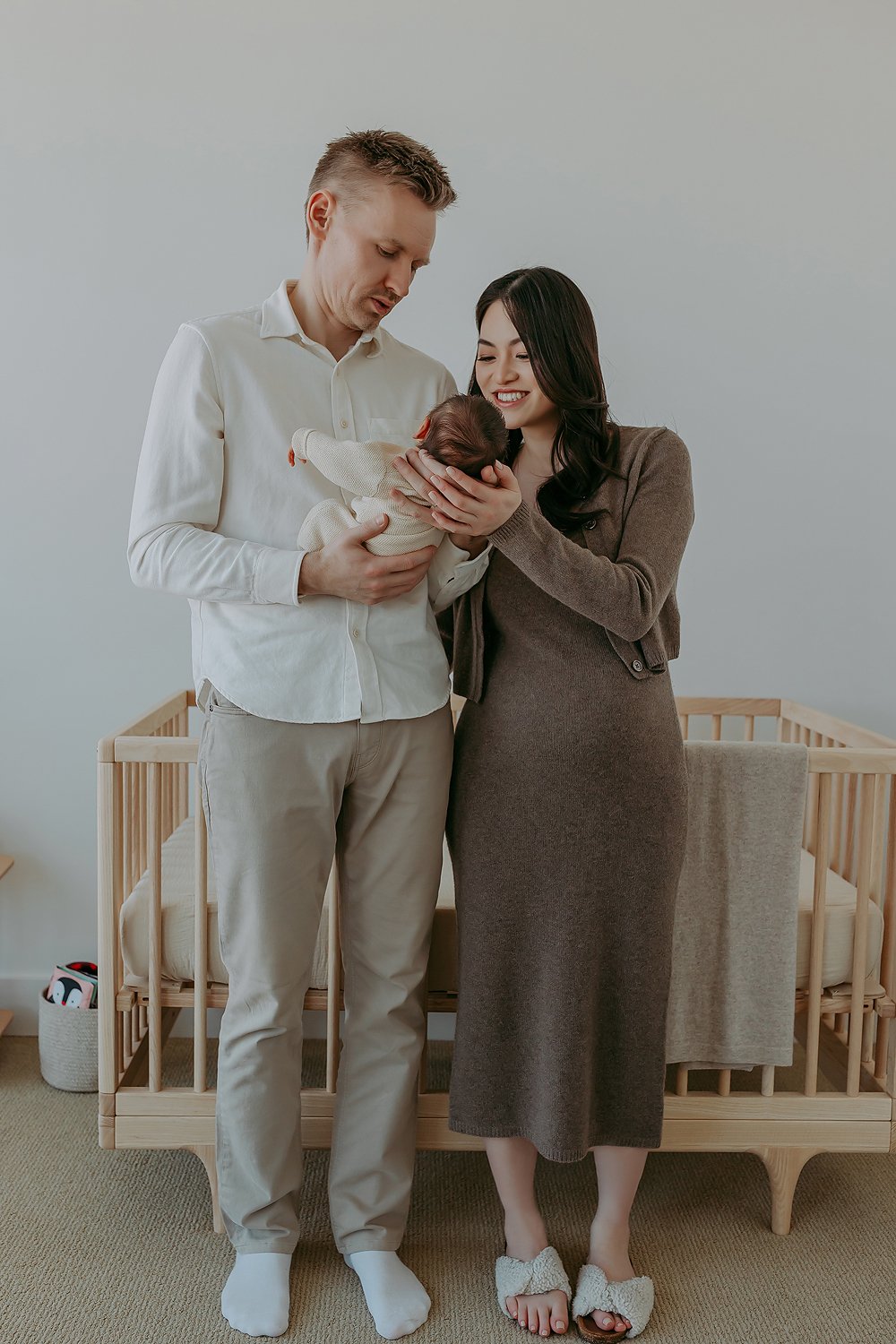 Newborn family session