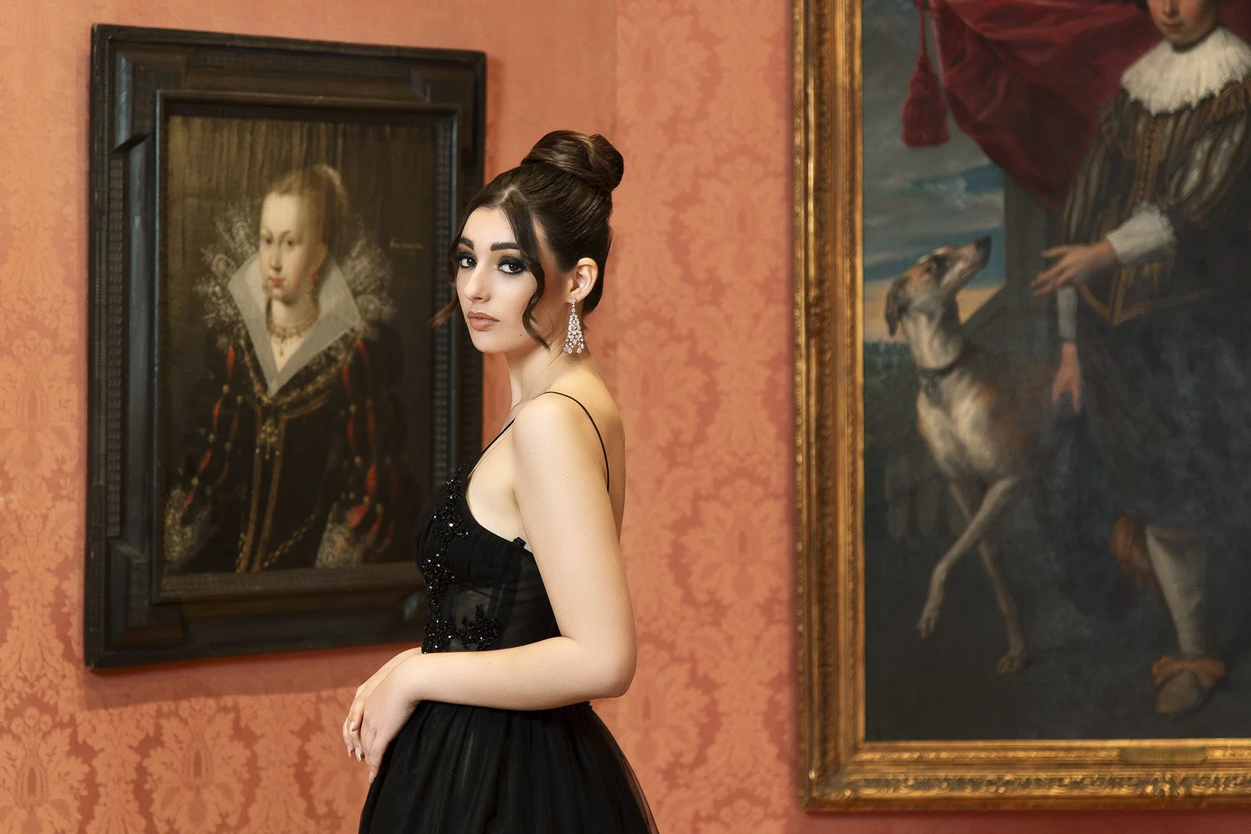 Photo: Greg Hollar
Model: Paige O'Malley
Dress & Jewelry: Under The Arbor Bridal
Makeup: Fe Fadigas
Location: The University of Rochester's Memorial Art Gallery
Hair: Me