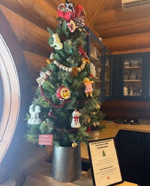 📣This tree will be auctioned off next weekend...it's pet themed! 🐶🐱⁠
⁠
🎄FESTIVAL OF TREES is coming to Narrowsburg!⁠
⁠
When: Saturday, December 13th⁠
Time: 4pm-7pm⁠
Where: Downstairs at 90 Main Street (outside Tusten Social &amp; LaCigogne)⁠
Why:
