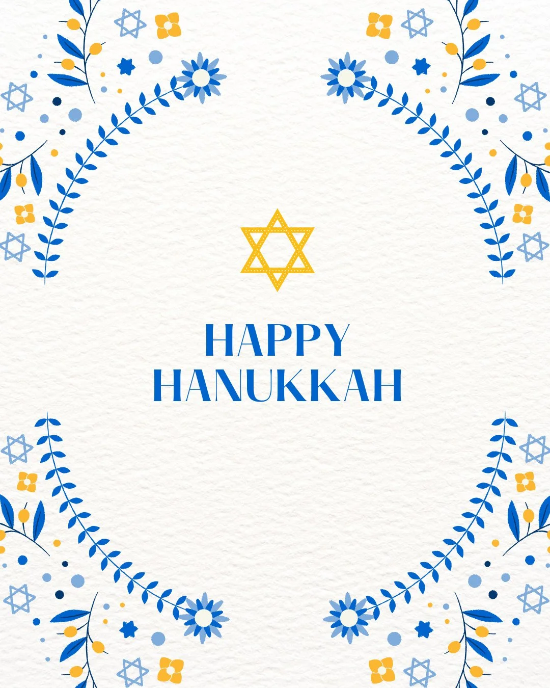 May your holidays be as bright as a fully lit menorah. 🕯️ ⁠
⁠
Happy Hanukkah 🕎⁠
⁠
⁠