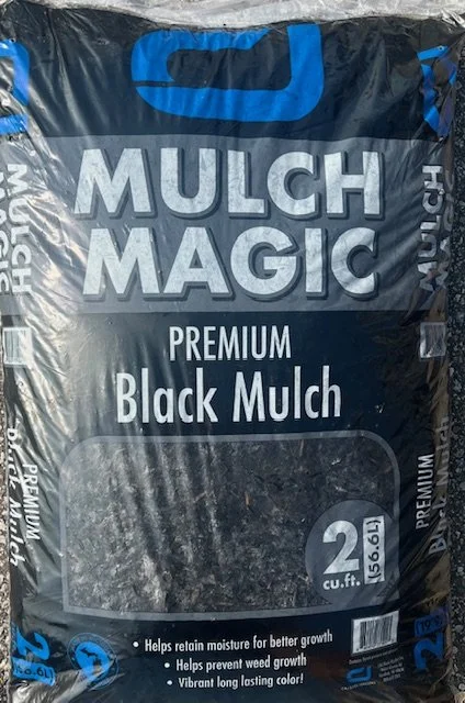 Shredded Black Mulch - Dyed (Bagged) (Copy)